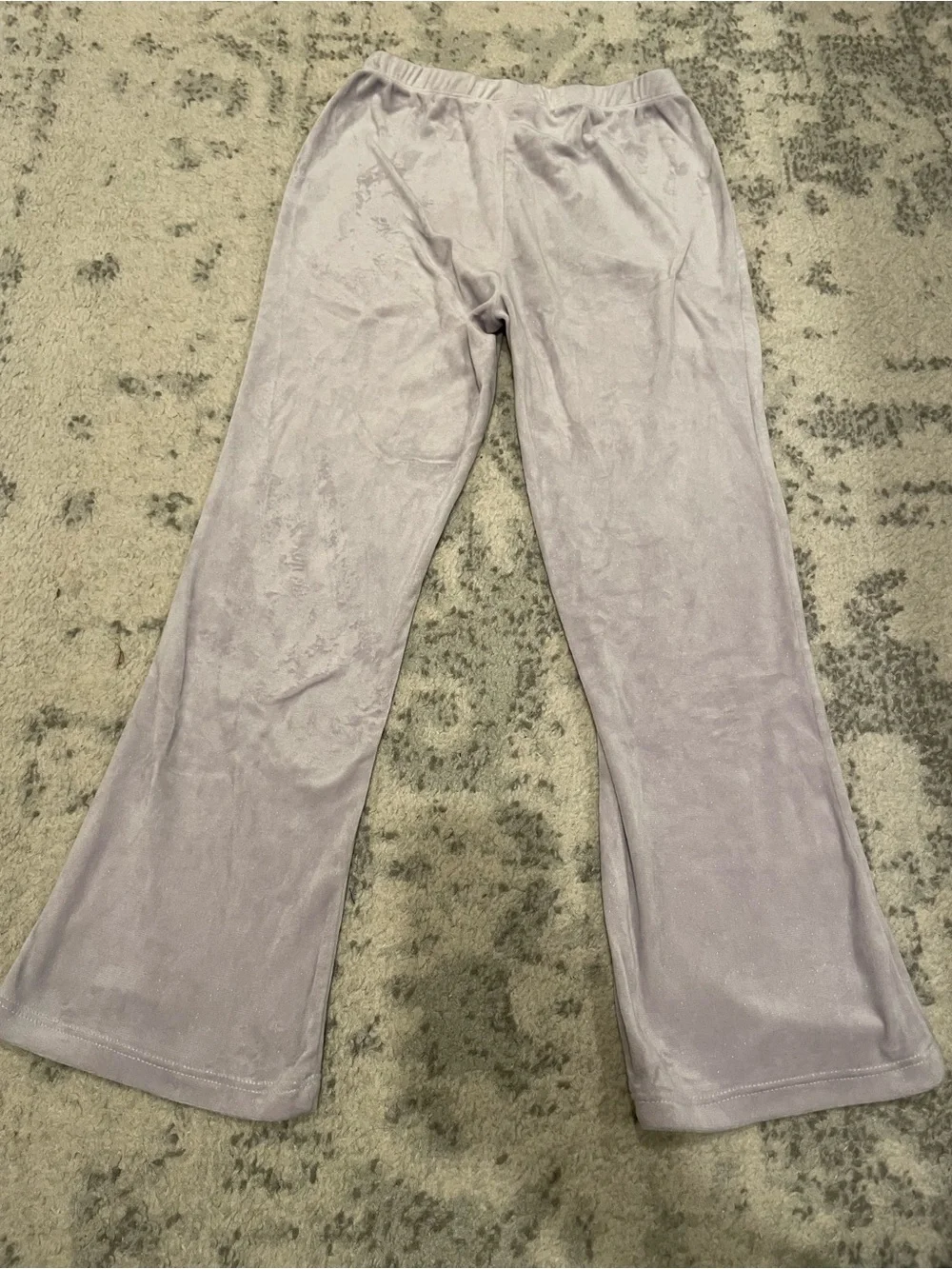 Hello Kitty Lilac Kids Sweatshirt and Pants Velour Set Size 10